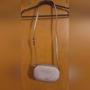 Kate Spade Glittery Silver Crossbody Bag